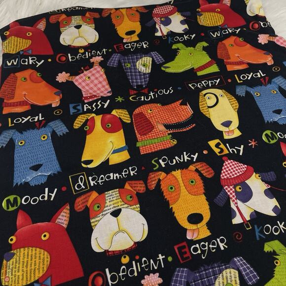 Handmade Dog Print Novelty Vest Men’s XL Fun Art Whimsical Conversation Starter - Picture 4 of 6